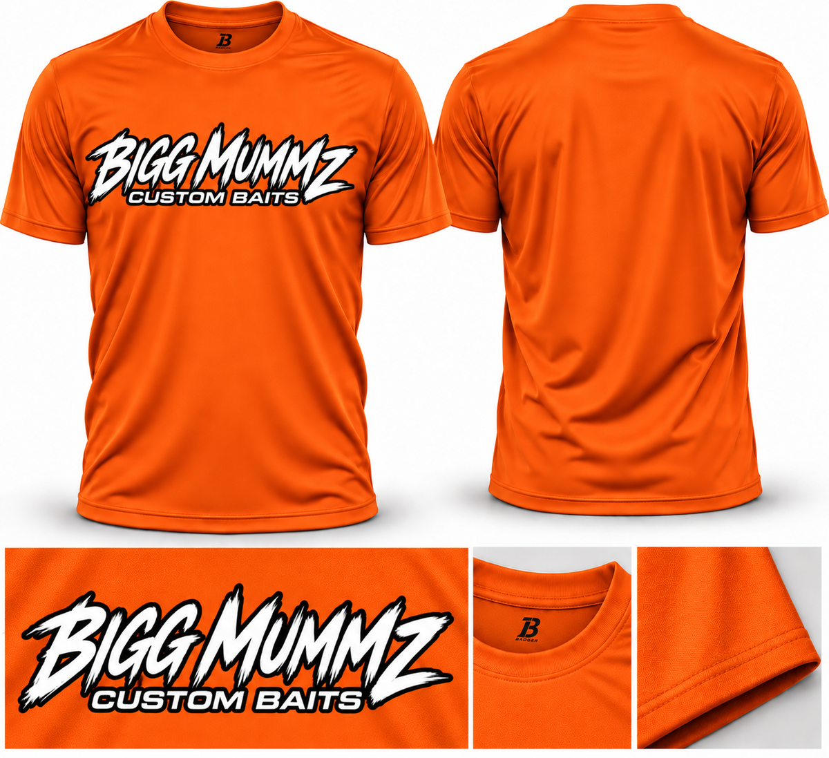 50/50 Blend Bigg Mummz Custom Baits T-Shirt