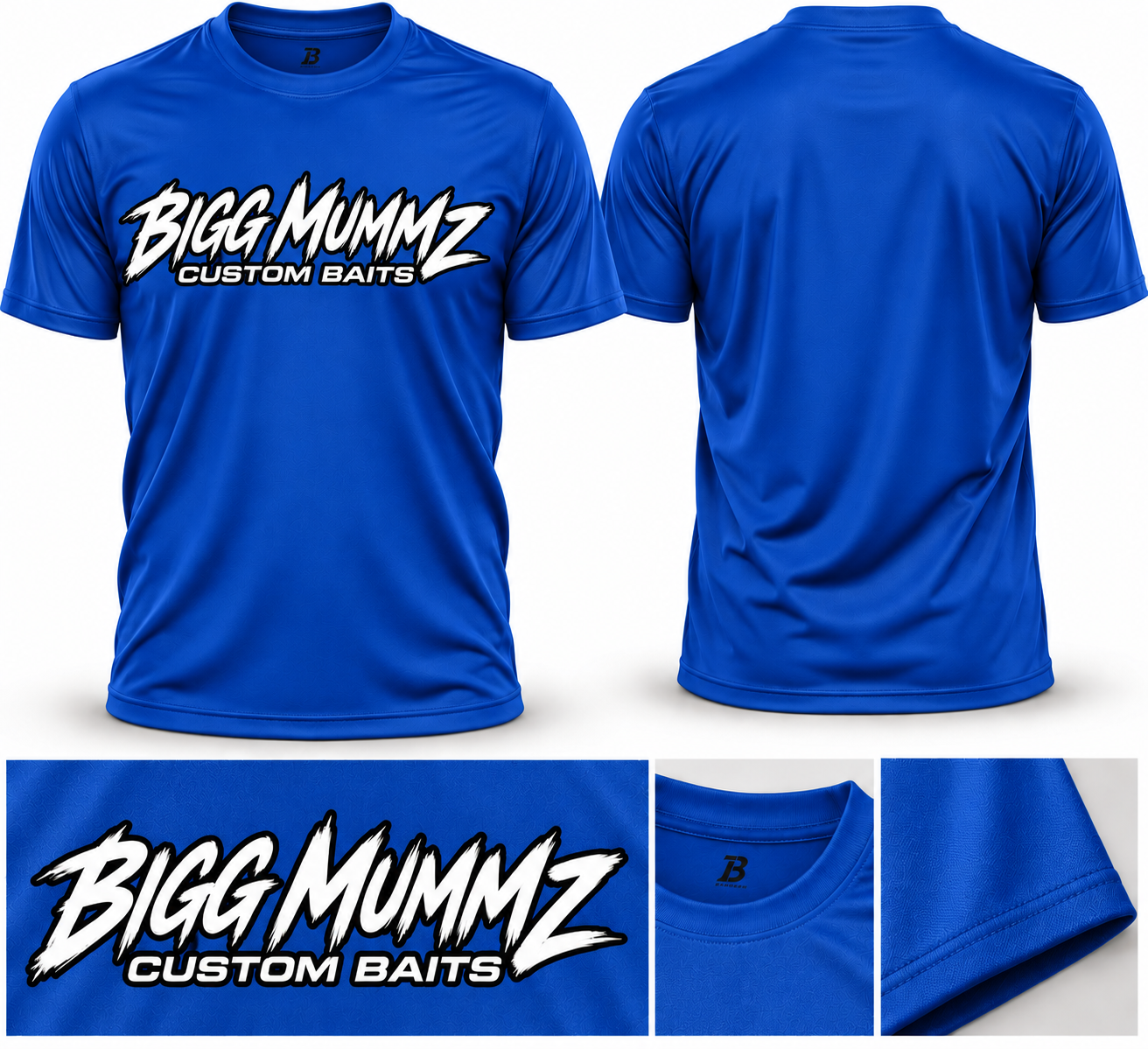 50/50 Blend Bigg Mummz Custom Baits T-Shirt